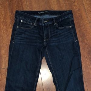 Express low-rise jeans